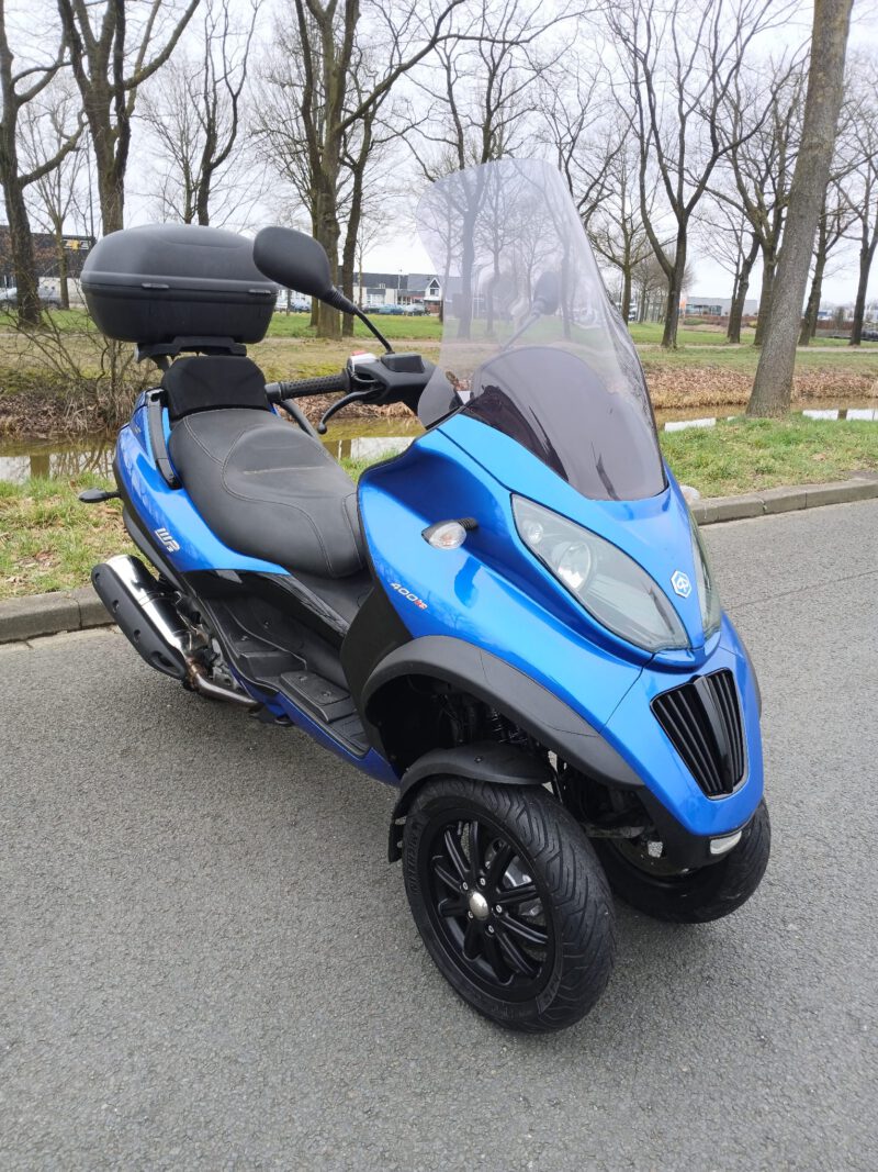 Piaggio MP3 400LT blauw 2010 - autorijbewijs